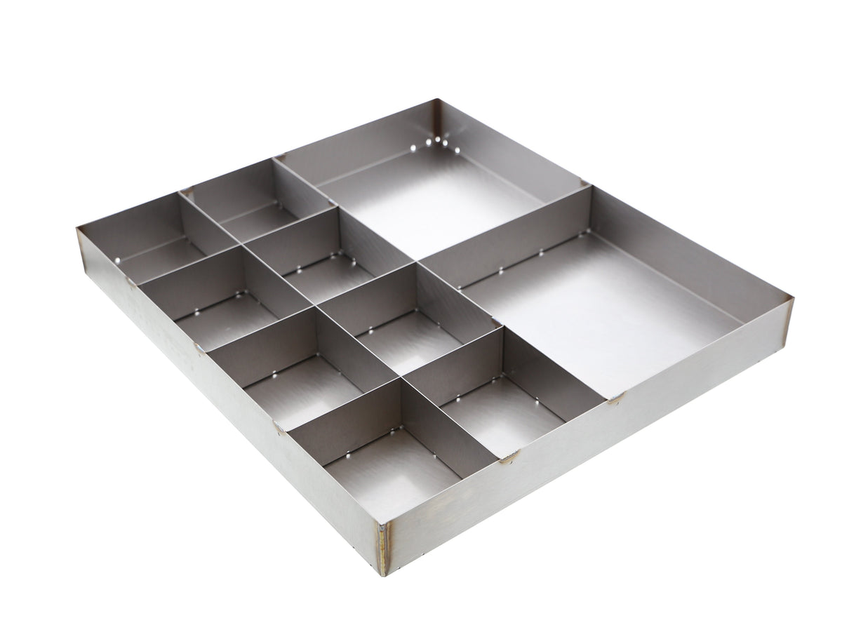 Evotech Stainless Steel Part Tray - 6, PRN009158-01