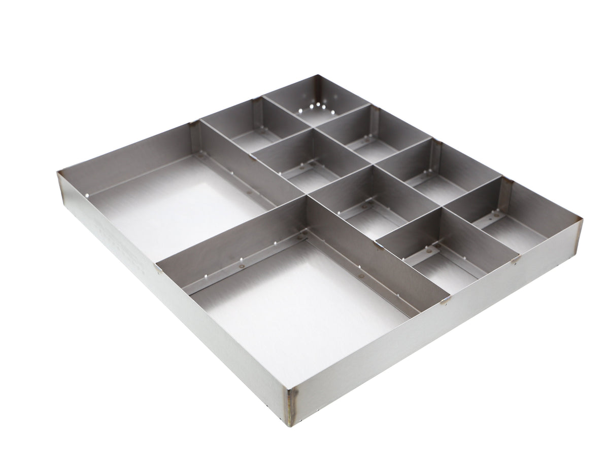 Evotech Stainless Steel Part Tray - 18, PRN009158-01