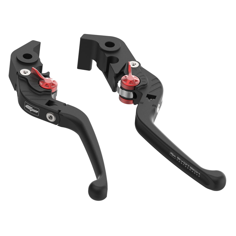 Evotech Evo Folding Clutch and Brake Lever Set - Ducati Panigale V4 (2025+) - 1, PRN002406-002408-105