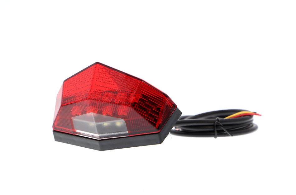 Evotech Combination Rear Light / Number Plate Light (Red) - 1, PRN018300-01