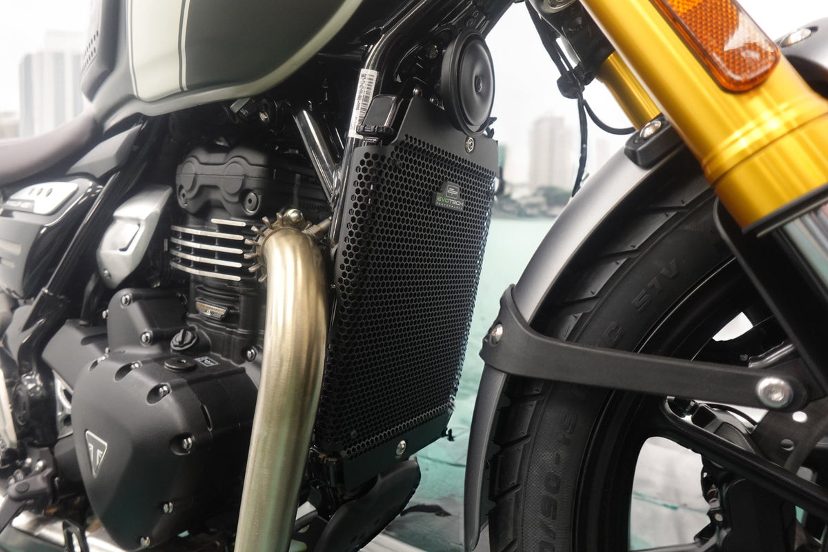 Evotech Performance-Evotech Radiator Guard - Triumph Scrambler 400 X ...