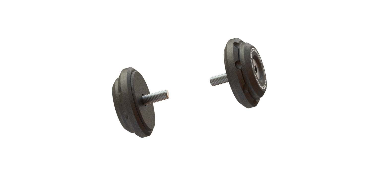 Evotech Bar End Weights for OE Handlebar End Mirrors - Triumph Speed Triple 1200 RS (2025+) - 12, PRN015509-19