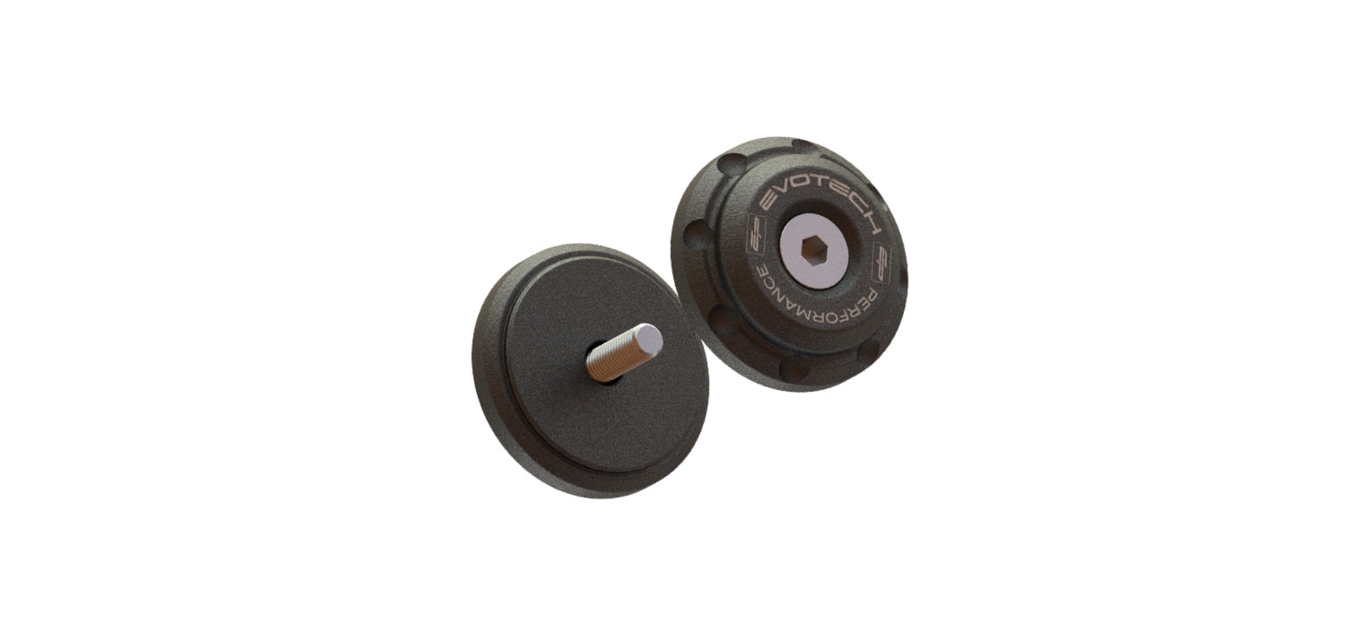 Evotech Bar End Weights for OE Handlebar End Mirrors - Triumph Speed Triple 1200 RS (2025+) - 15, PRN015509-19