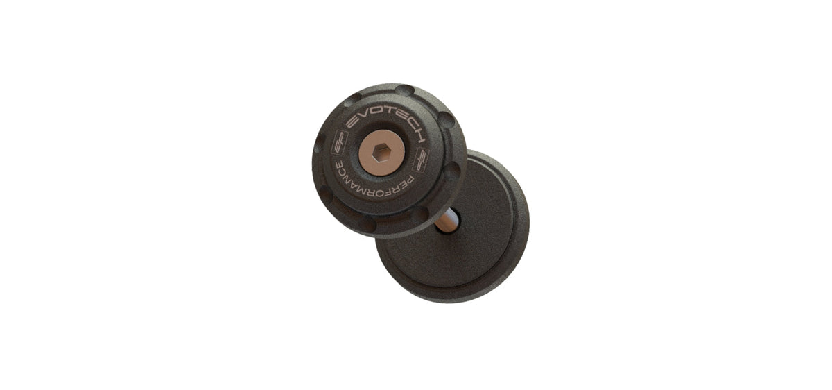 Evotech Bar End Weights for OE Handlebar End Mirrors - Triumph Speed Triple 1200 RS (2025+) - 18, PRN015509-19