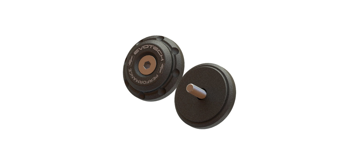 Evotech Bar End Weights for OE Handlebar End Mirrors - Triumph Speed Triple 1200 RS (2025+) - 19, PRN015509-19