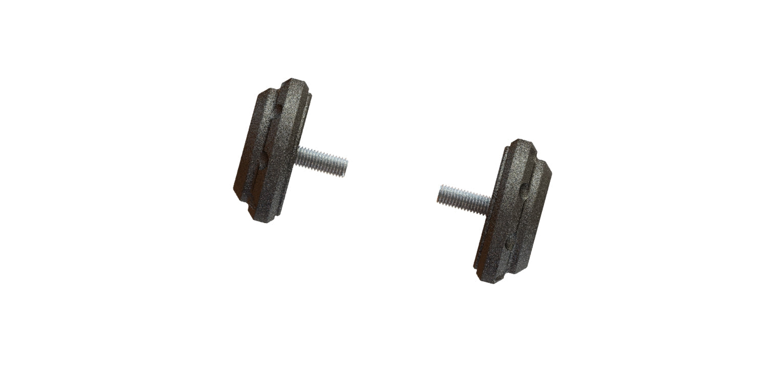 Evotech Bar End Weights for OE Handlebar End Mirrors - Triumph Speed Triple 1200 RS (2025+) - 23, PRN015509-19