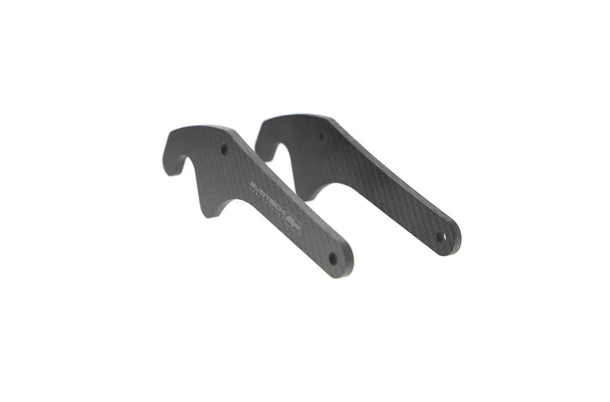 Evotech Carbon Fibre Paddock Stand Plates - Yamaha YZF-R1 (2020+) - 18, PRN012610-07
