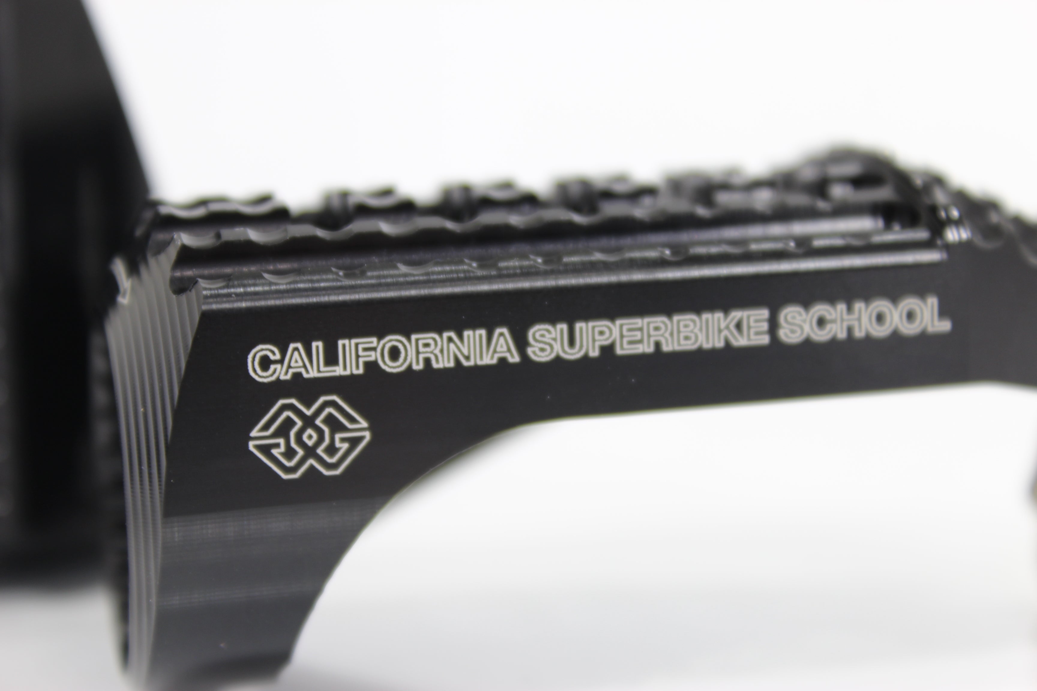 Gilles Tooling california foot peg set, driver, black, RGK-950-UF23-SET-B - 4