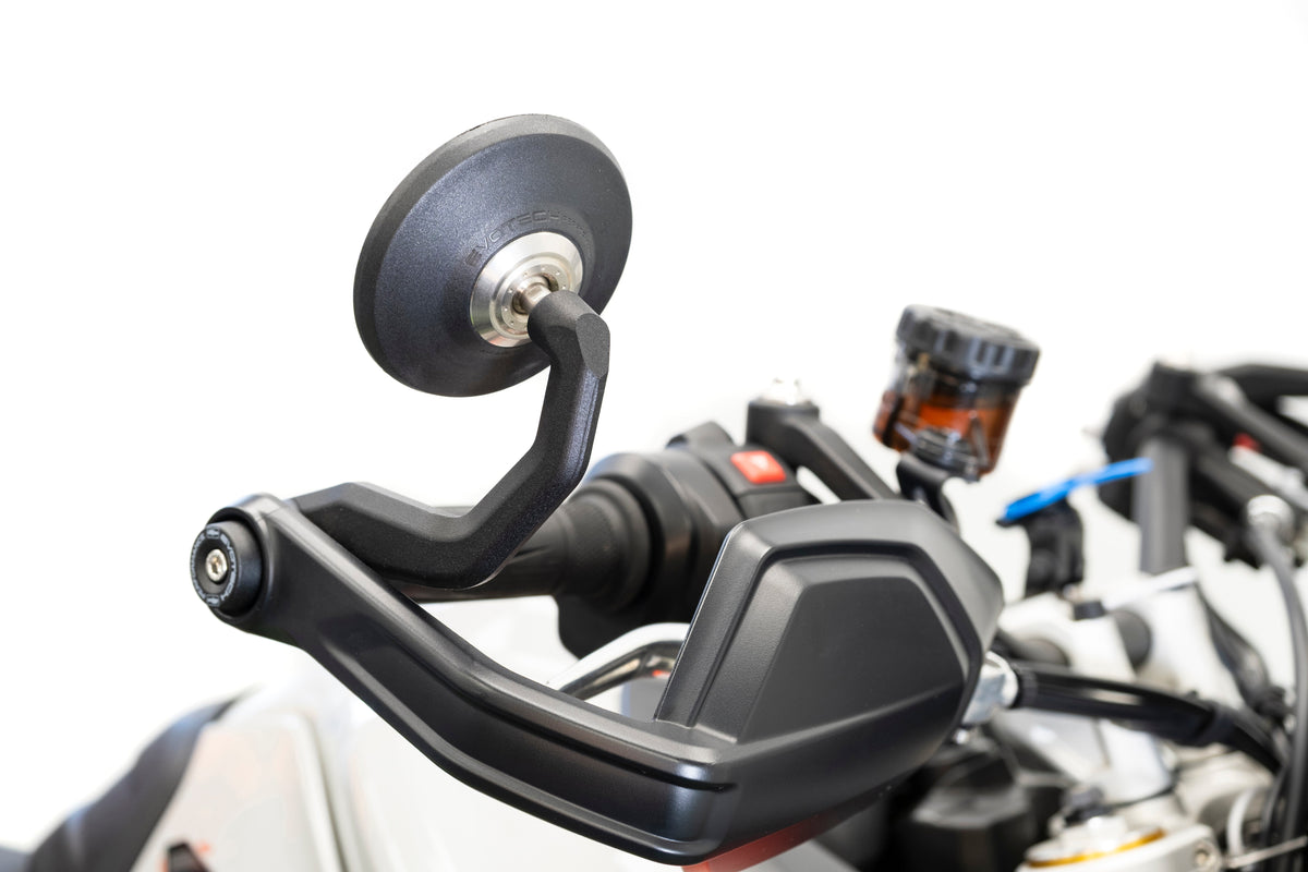 Evotech Handguard Bar End Mirrors (Retro) - Triumph Tiger 900 Rally Aragon Edition (2023) - 2, PRN016459-017175-017591-017761-018367-05