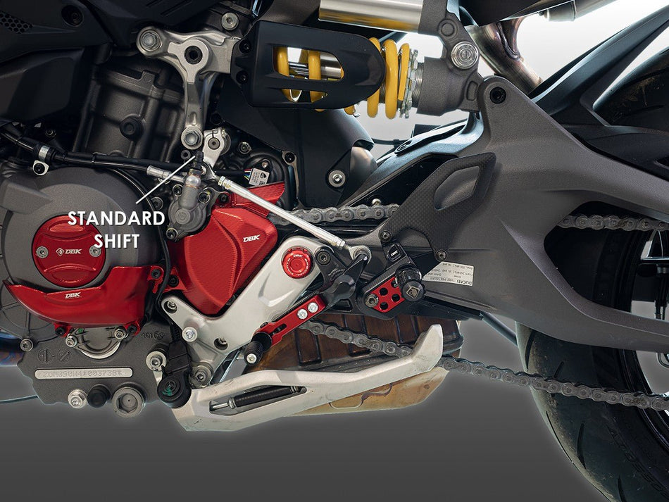 Adjustable Rearsets Ducati Streetfighter V2 2025 - DBK Special Parts - PRSFV202DA