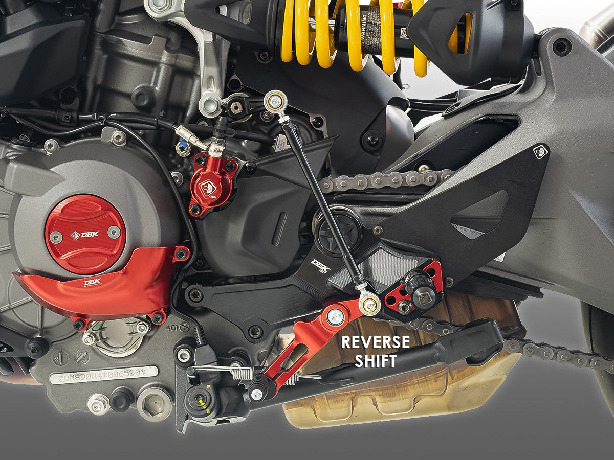 Adjustable single-seat footpegs for Monster V2 - DBK Special Parts - 23