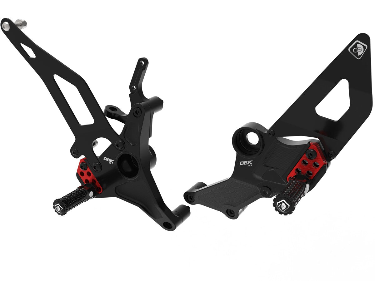 Adjustable single-seat footpegs for Monster V2 - DBK Special Parts - 28