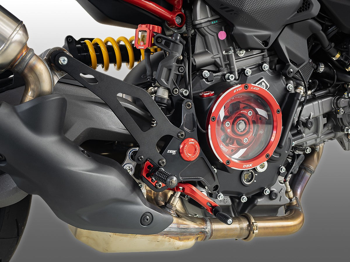 Adjustable single-seat footpegs for Monster V2 - DBK Special Parts - 21