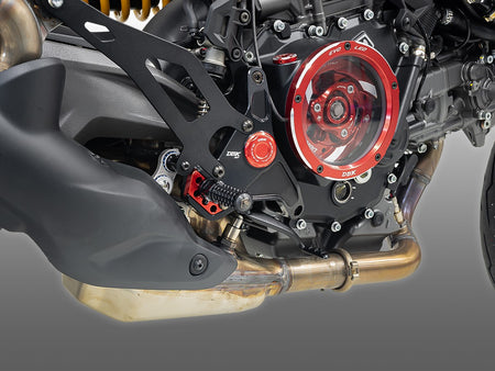 Adjustable single-seat footpegs for Monster V2 - DBK Special Parts - 6