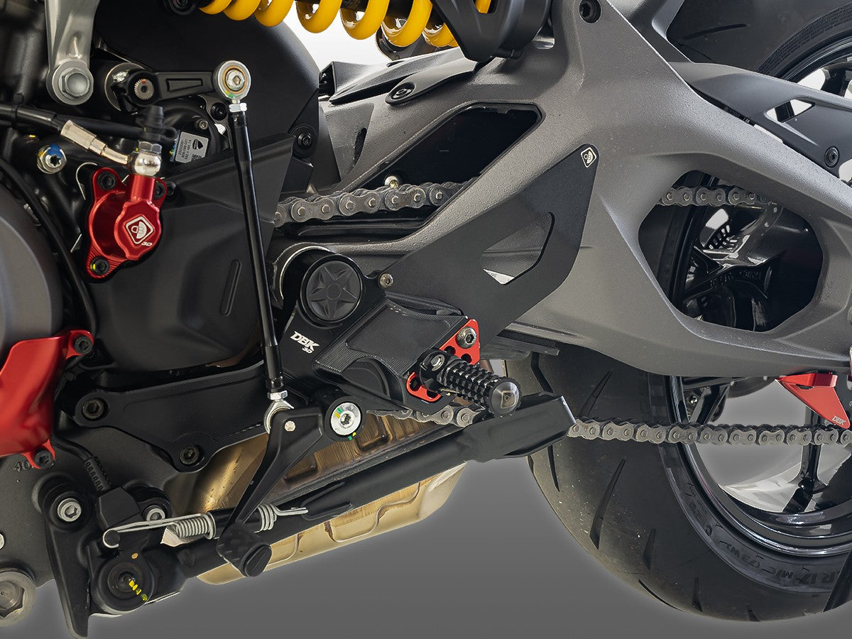 Adjustable single-seat footpegs for Monster V2 - DBK Special Parts - 13
