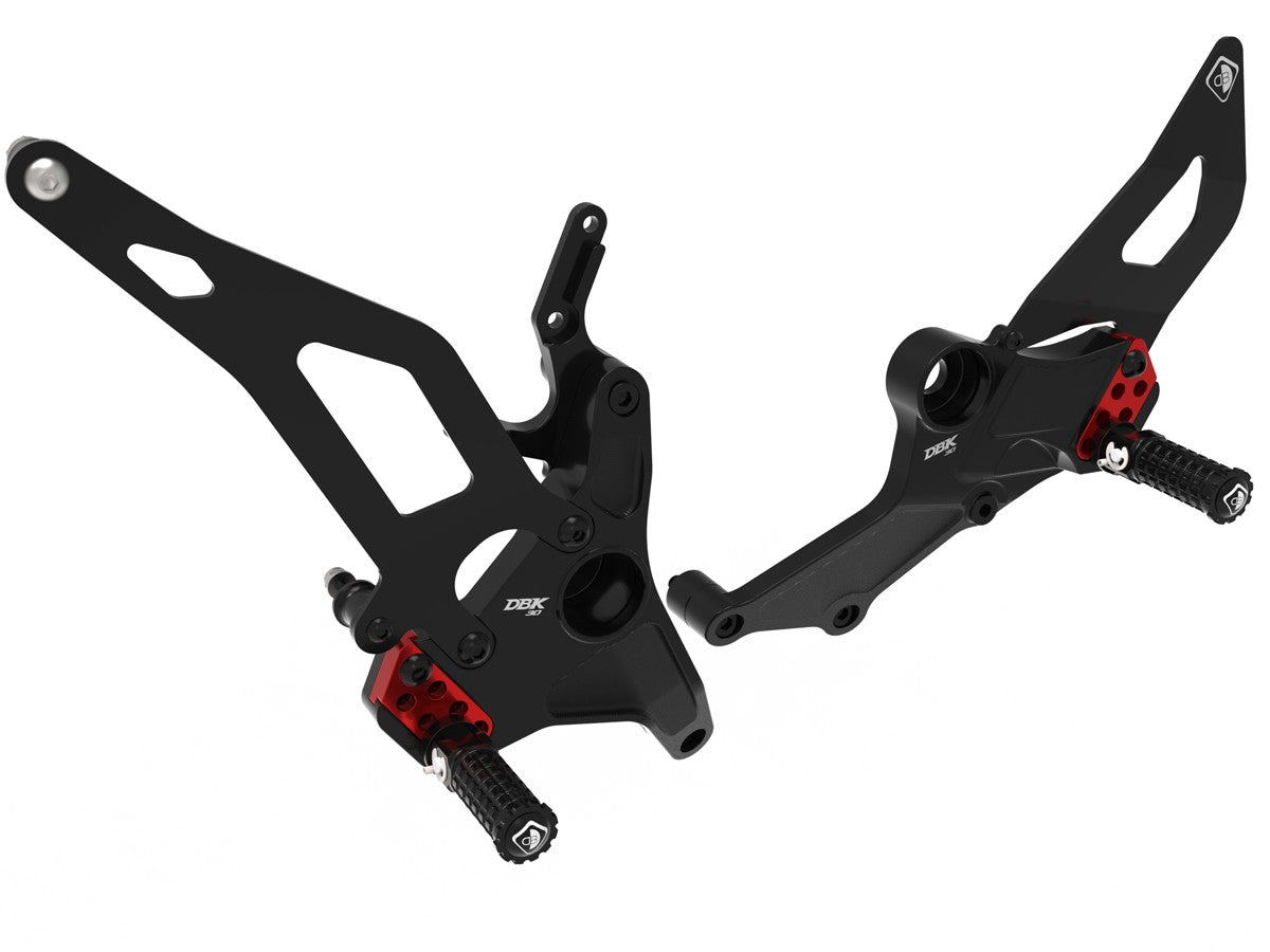 Adjustable single-seat footpegs for Monster V2 - DBK Special Parts - 27