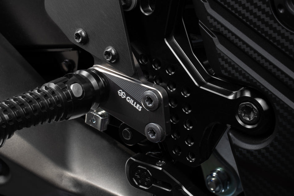 Gilles Tooling Footrest system AS31GT3 black, AS31GT3-H14-B - 1 - Image