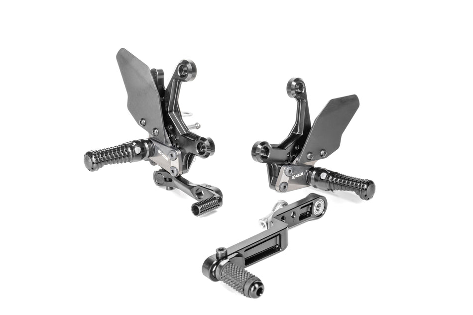 Gilles Tooling Footrest system AS31GT3 black, AS31GT3-H14-B - 2 - Image