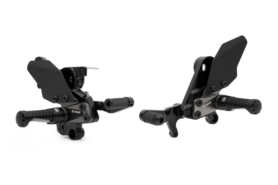 Gilles Tooling Footrest system AS31GT3 black, AS31GT3-H15-B - 2 - Image