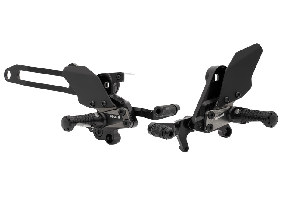 Gilles Tooling Footrest system AS31GT3 black, AS31GT3-H16-B - 2 - Image