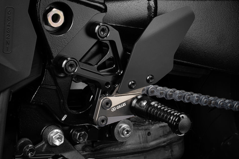 Gilles Tooling Footrest system AS31GT3 black, AS31GT3-S13-B - 1 - Image