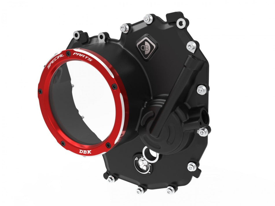 Clear Clutch Cover Ducati Panigale Streetfighter V2 - DBK Special Parts - CCDV18DA