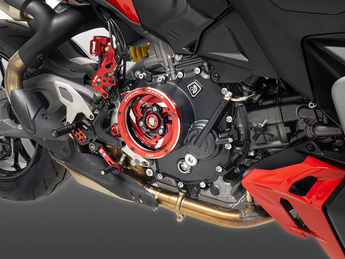Clear Clutch Cover Ducati Panigale Streetfighter V2 - DBK Special Parts - CCDV18DB