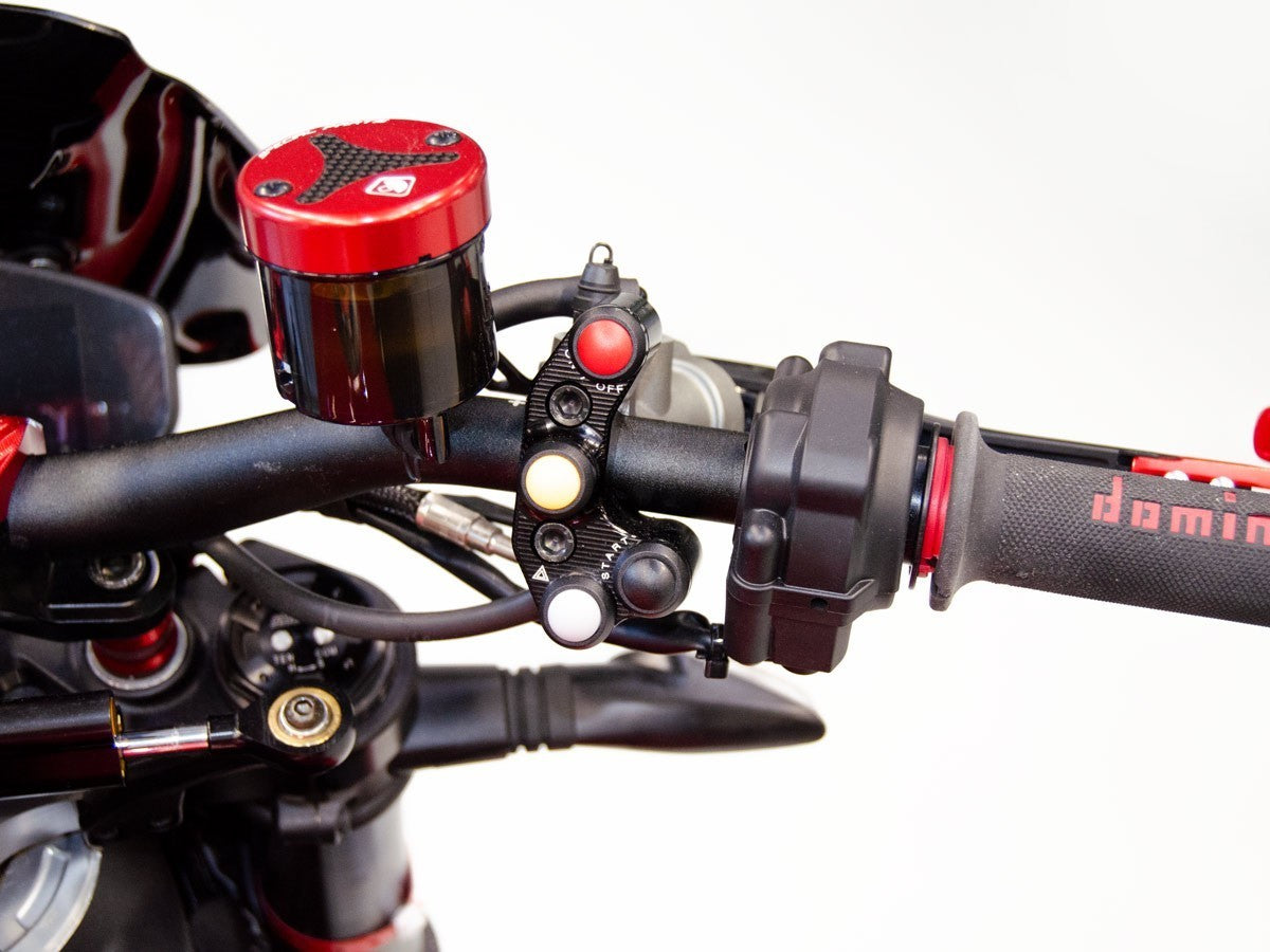 CPPI14 - BRACKET BRAKE PUMP BREMBO RADIAL WITH BUTTONS INTEGRATED - DBK Special Parts - 5