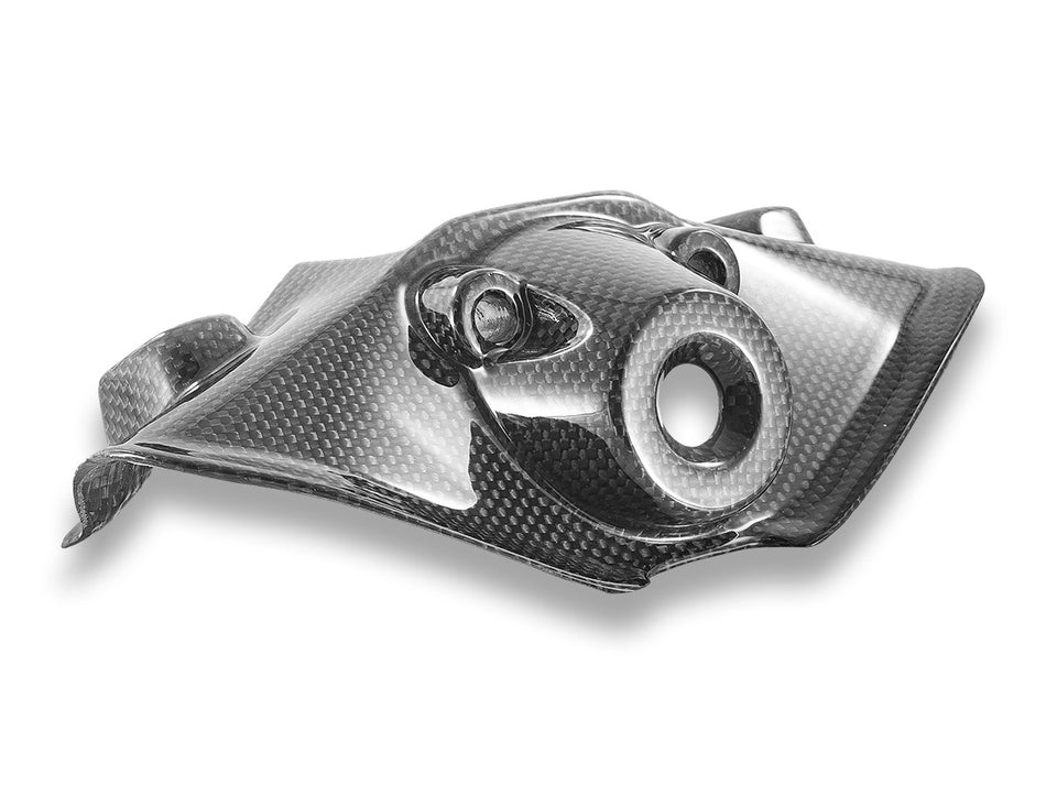 CRB233l - PANIGALE V4 MY25 GLOSSY CARBON KEY COVER - DBK Special Parts - 1