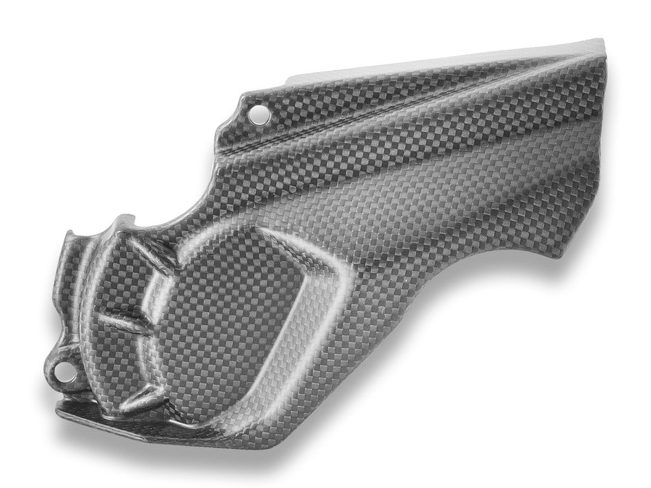 CRB244O - MTS V2 MY25 CHAIN PINION COVER MATT CARBON - DBK Special Parts - 1