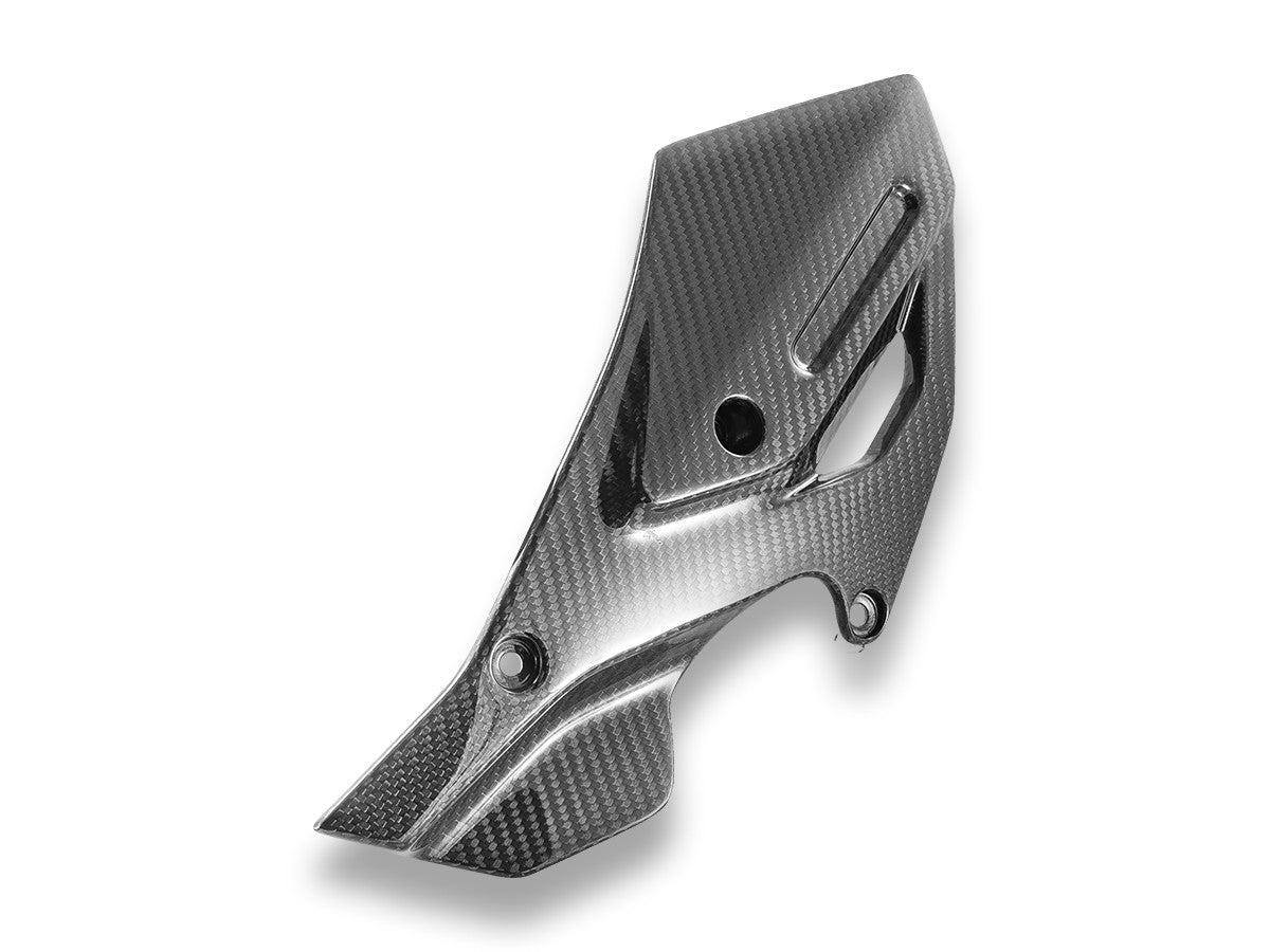 CRB246L - BMW R1300GS ADVENTURE GLOSSY CARBON HEEL GUARDS - DBK Special Parts - 6
