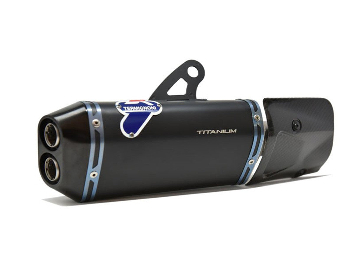 D18409400INA - TERMIGNONI BLACK TITANIUM SILENCERS DUCATI PANIGALE V4 - Termignoni - 1