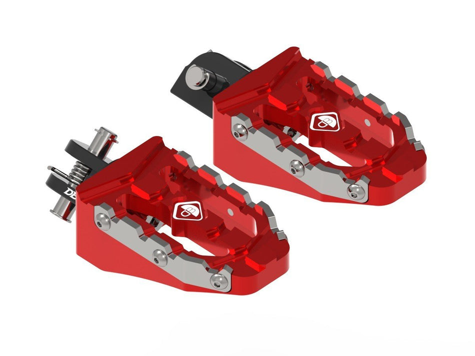 Ducati Multistrada Off-Road Rider Footpegs Kit - DBK Special Parts - PPDV12A