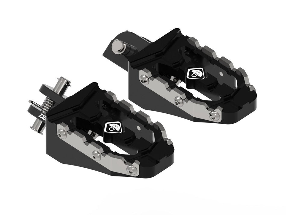 Ducati Multistrada Off-Road Rider Footpegs Kit - DBK Special Parts - PPDV12D