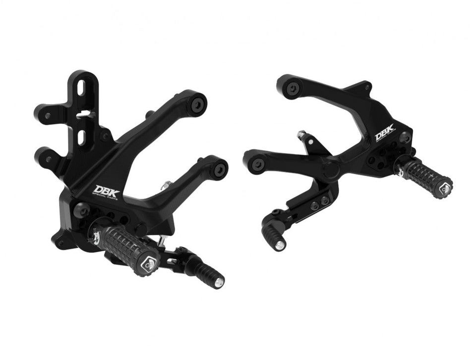 Ducati Streetfighter V4 2025 Adjustable Rearsets - DBK Special Parts - PRSFV402DD