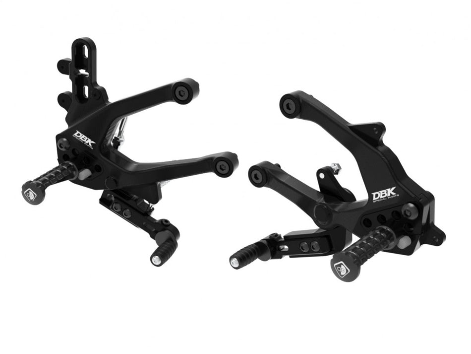 Ducati Streetfighter V4 2025 Adjustable Rearsets - DBK Special Parts - PRSFV4E02DD