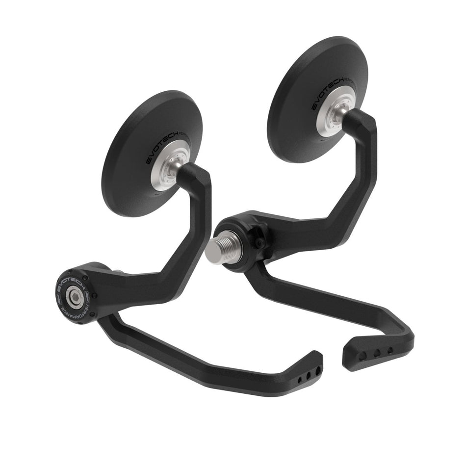 Evotech Bar End Mirrors / Brake and Clutch Protector Kit (Retro) - QJ Motor SRK 800 (2025+) - Evotech Performance - PRN015536-015554-016074-016459-016469-016517-016518-09
