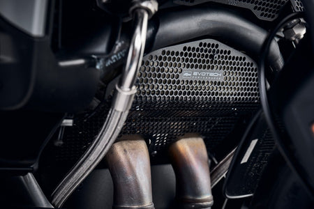 Evotech Radiator Cylinder Head Guard Complete Set - Ducati Multistrada V4 Pikes Peak (2022 - 2024) - Evotech Performance - PRN015299-016152-016164-04