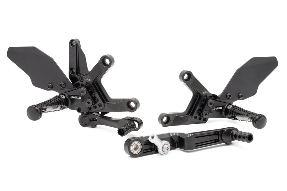 Gilles Tooling Footrest system AS31GT3 black, AS31GT3-H18-B - Gilles Tooling - AS31GT3-H18-B