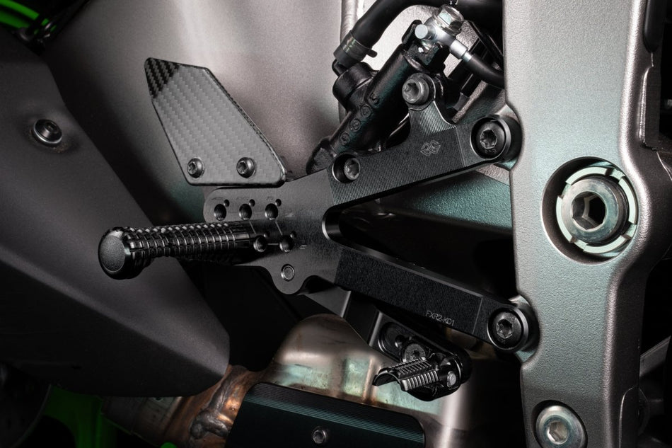 Gilles Tooling Footrest system FXR black, FXR2-K01-B - Gilles Tooling - FXR2-K01-B
