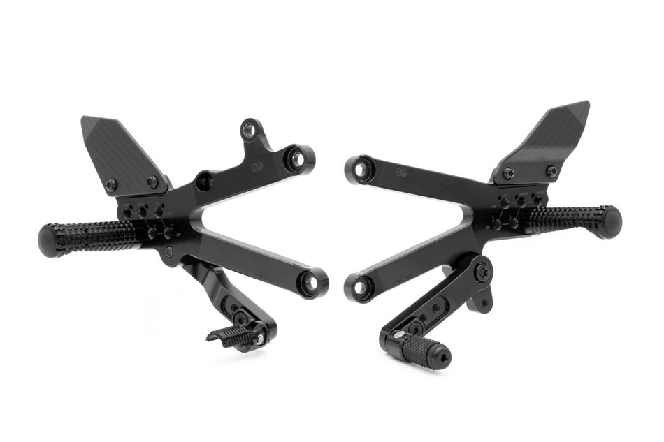 Gilles Tooling Footrest system FXR black, FXR2-K01-B - Gilles Tooling - FXR2-K01-B