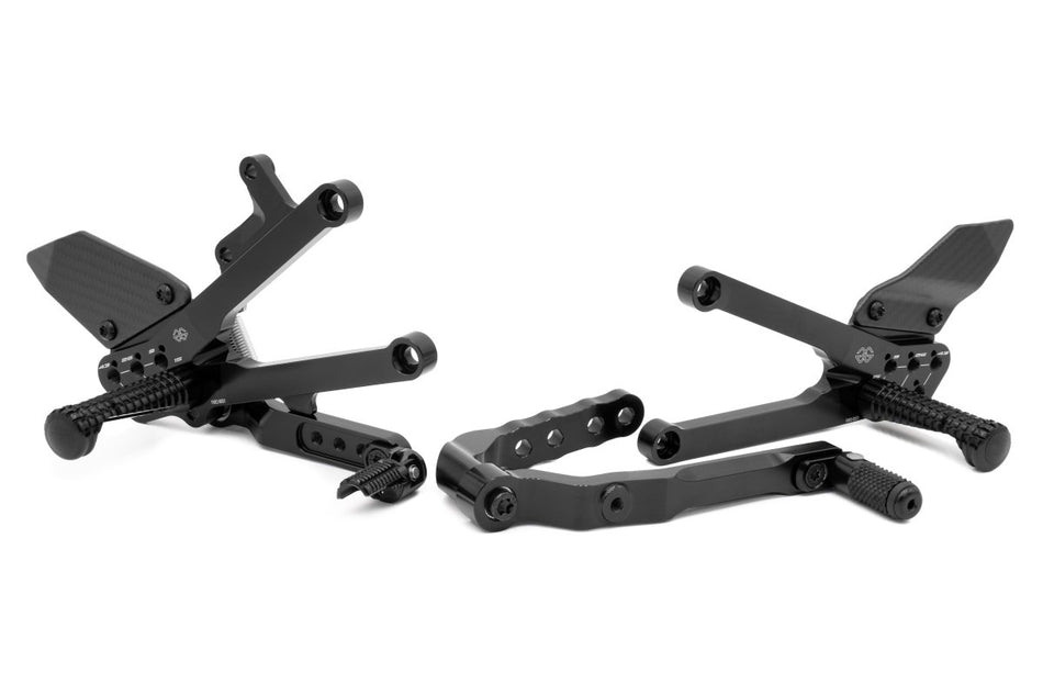Gilles Tooling FXR2 - Footrest system black, FXR2-B001-B - Gilles Tooling - FXR2-B001-B
