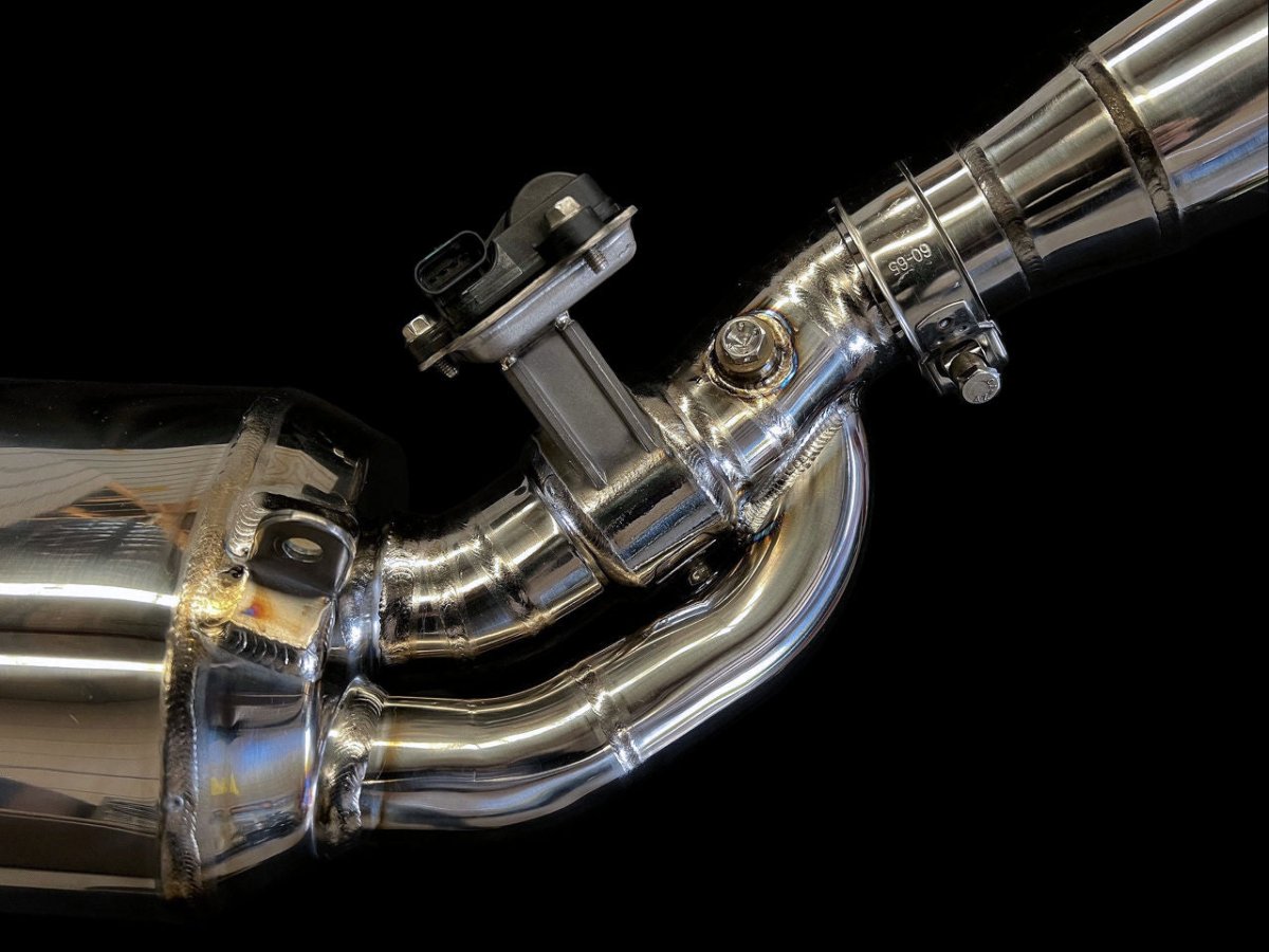 Kawasaki Ninja H2 Vandemon Bimodal Stealth Titanium Exhaust System - Vandemon - KAWAH2TICSPOLEXHWVR