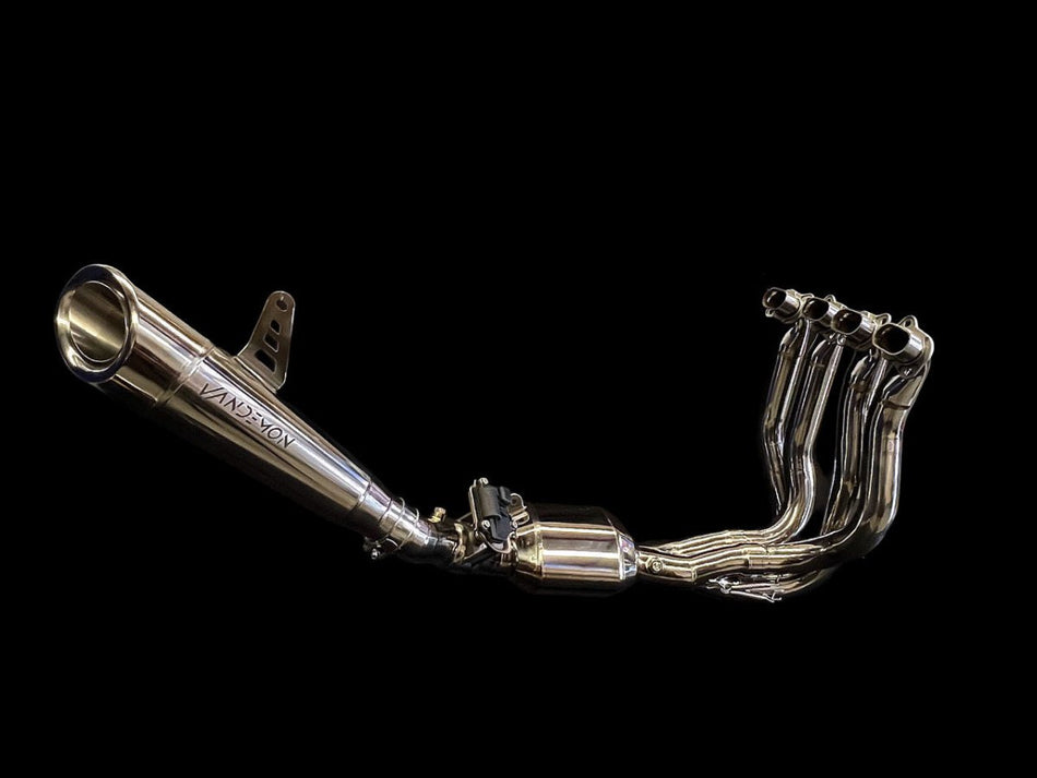 Kawasaki Ninja H2 Vandemon Bimodal Stealth Titanium Exhaust System - Vandemon - KAWAH2TICSPOLEXHWVR