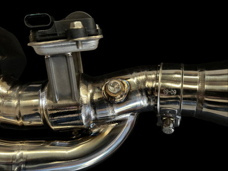 Kawasaki Ninja H2 Vandemon Bimodal Stealth Titanium Exhaust System - Vandemon - KAWAH2TICSPOLEXHWVR