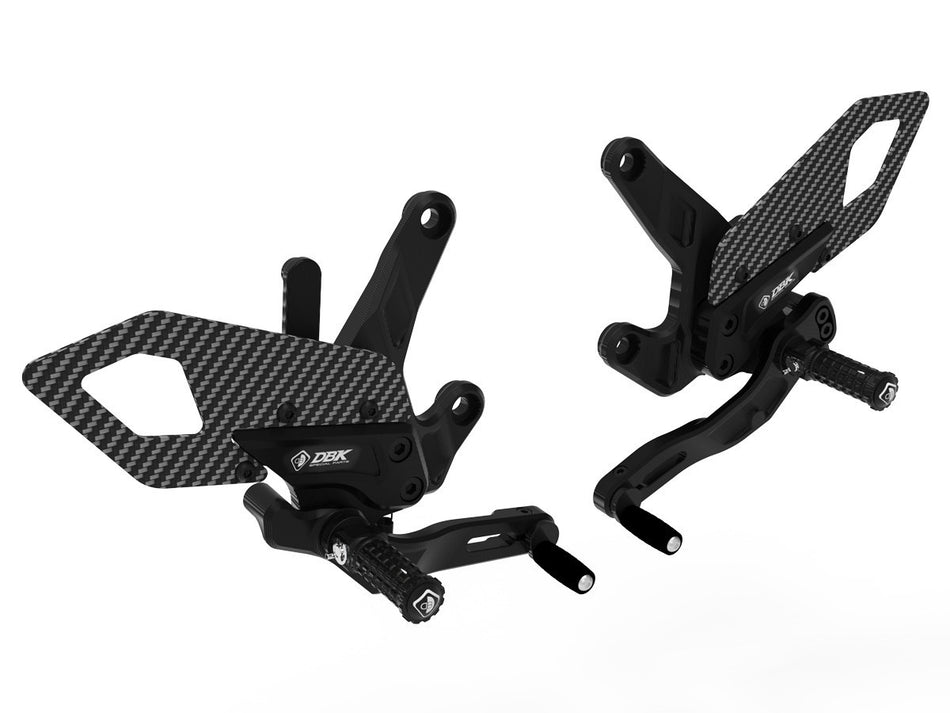 KTM 990 Duke Adjustable Pilot Rearsets Kit - DBK Special Parts - 14