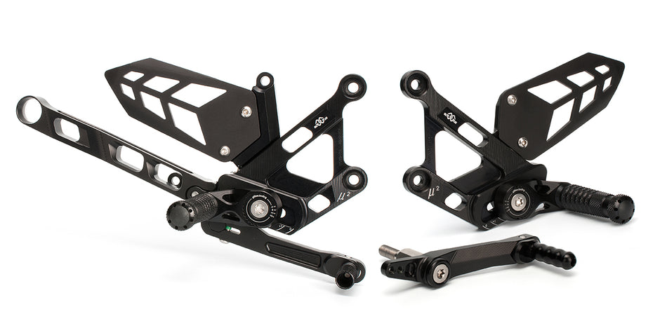 Gilles Tooling Footrest system MUE2 black, MUE2-Y02.b - 2 - Image