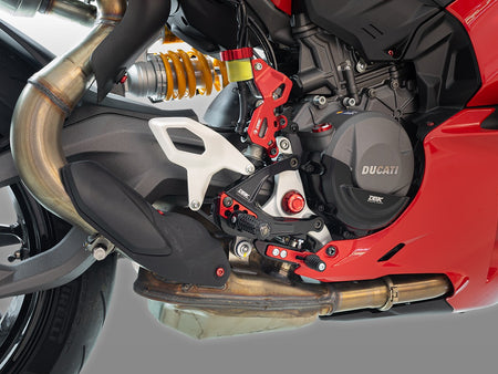 PRV201 - PANIGALE V2 MY25 ADJUSTABLE REARSETS - DBK Special Parts - 7