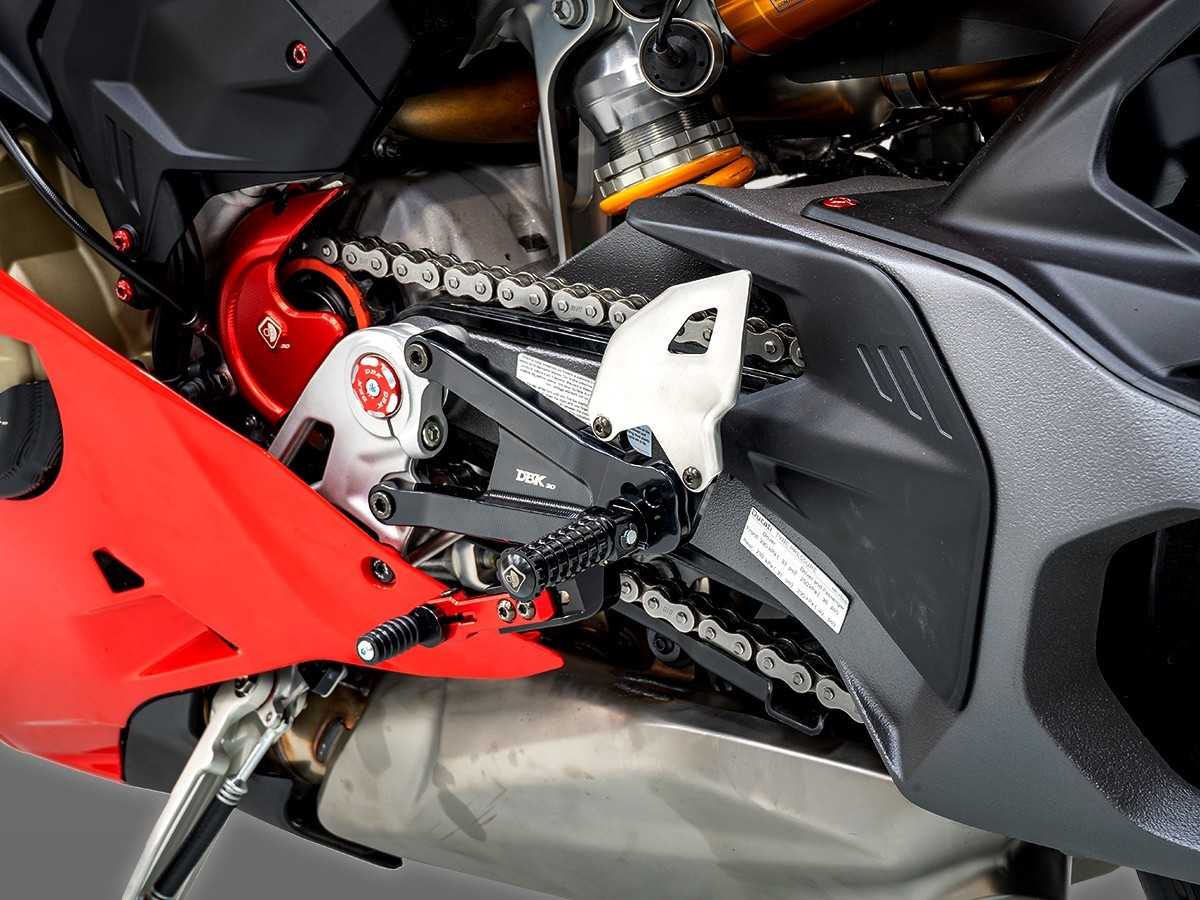 PRV402 - PANIGALE V4 MY25 ADJUSTABLE SBK REARSETS - DBK Special Parts - 5