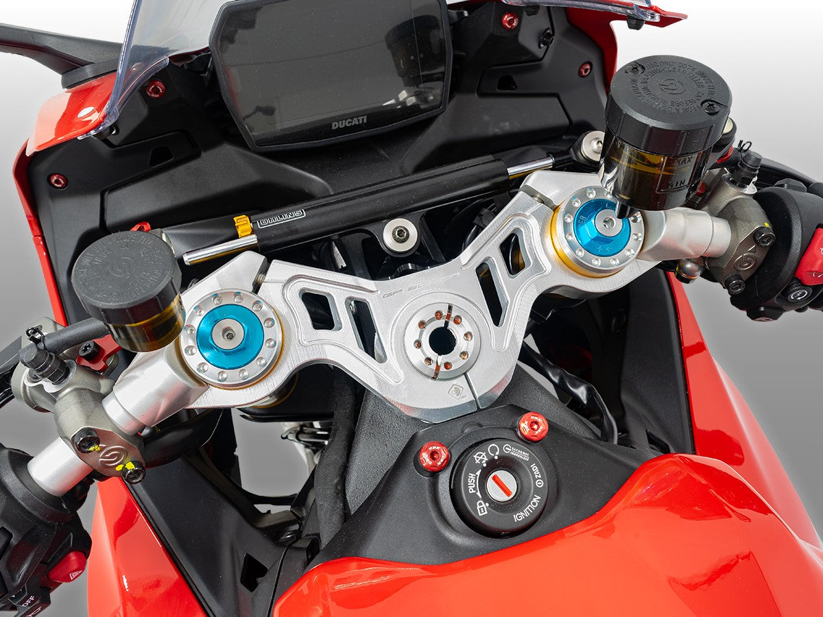 PSS11 - PANIGALE V2 MY 2025 UPPER STEERING PLATE GP EDITION - DBK Special Parts - 3